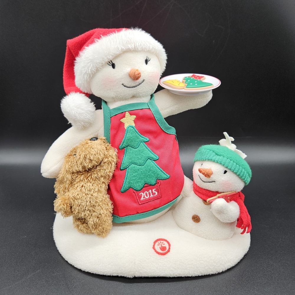 2015 Hallmark Jingle Pals Time For Cookies Snowman Singing Dancing Works Great